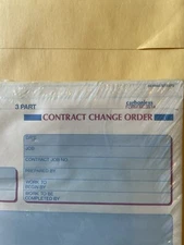 Contractor Change Order Forms