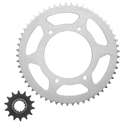 Front & Rear Sprockets Kit for Suzuki DR-Z125L DRZ125L 2003-2016 - Image 1 of 4