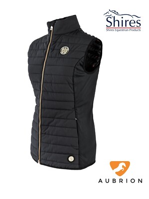 SHIRES AUBRION TEAM WESTE schwarz Damen warm gepolstert leichte Weste