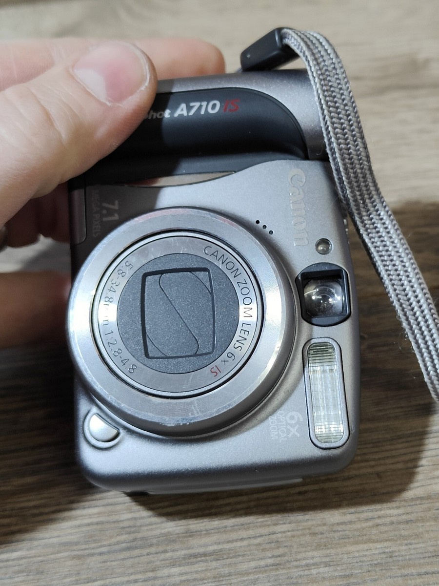 Canon PowerShot A710 IS 7.1 MP Compact Digital Camera Silver Canon PowerShot A710 IS 7.1 MP Compact Digital Camera Silver
