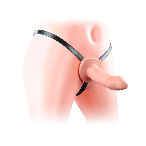 Unisex Hollow Male Strap On Dildo Dong Penis Extension PPA Cock Extender - Picture 6 of 10