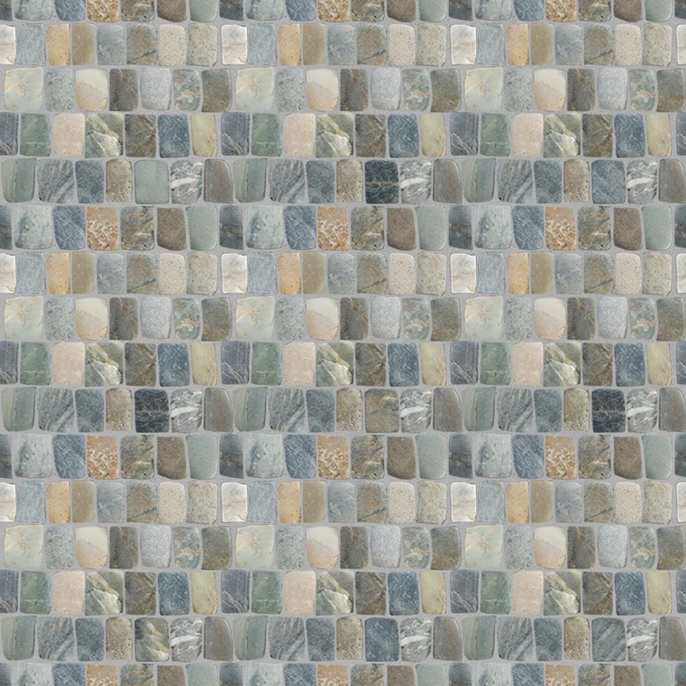 Canine Mix Natural Stone Mosaic Wall & Floor Tile ($17.01/SqFt) - Image 4 of 4