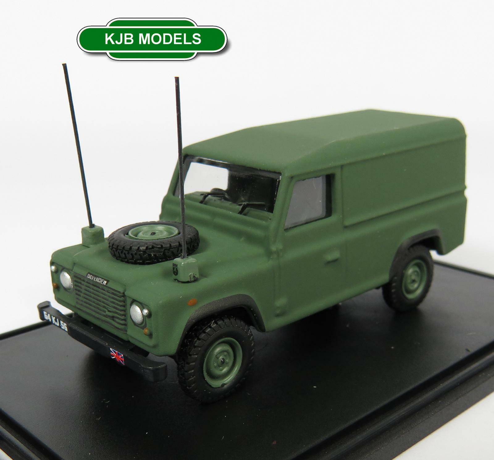 BNIB OO GAUGE OXFORD 1:76 76DEF003 LAND ROVER DEFENDER GREEN MILITARY