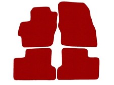 Fußmatten, Autoteppiche für Mazda 3 II limousine, H/B 2008-2013, Rot x14 Rand