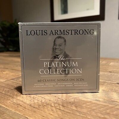 LOUIS ARMSTRONG THE PLATINUM COLLECTION - 3 CD BOX SET - HELLO DOLLY & MANY MORE
