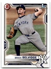 2021 Bowman Draft Brock Selvidge New York Yankees #BD-24