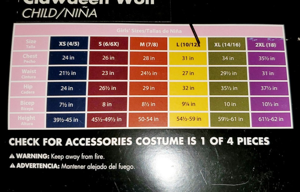 InSpirit Design Girls M 7/8 Monster High Clawdeen Wolf Halloween