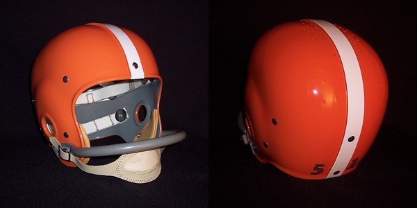 TEXAS LONGHORNS 1951-1957 Vintage Riddell RT Suspension Football Helmet