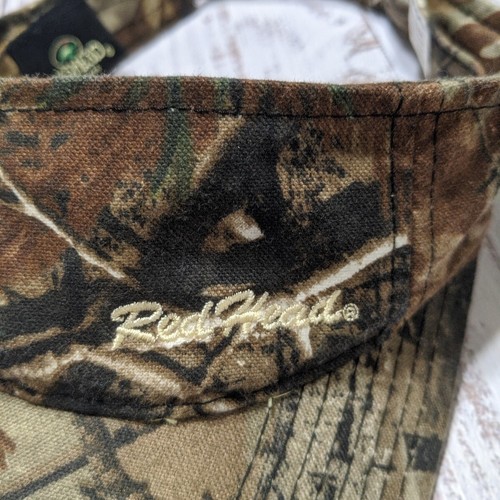 Redhead Camo Wrapback Sun Golf Hunting Visor Cap Hat Adjustable - Picture 2 of 5
