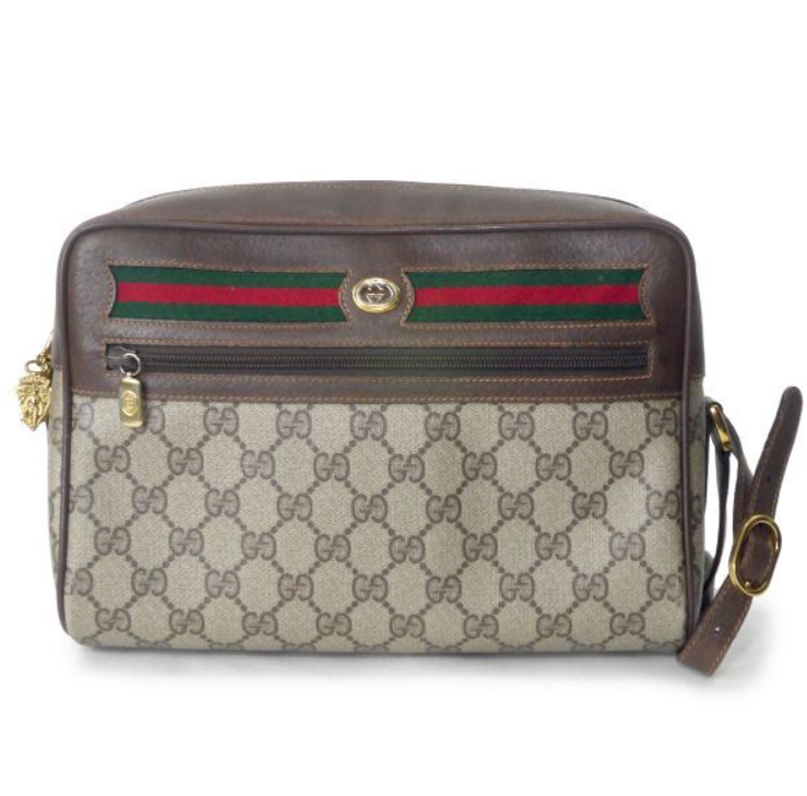 Vintage 80s Gucci Accessory Collection Shoulder Bag Sherry Line 