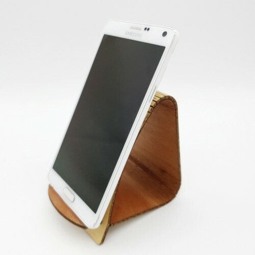 Bamboo Phone Dock Rest Station Sylish Home Office Handmade Eco-Friendly - 第 6/8 張圖片