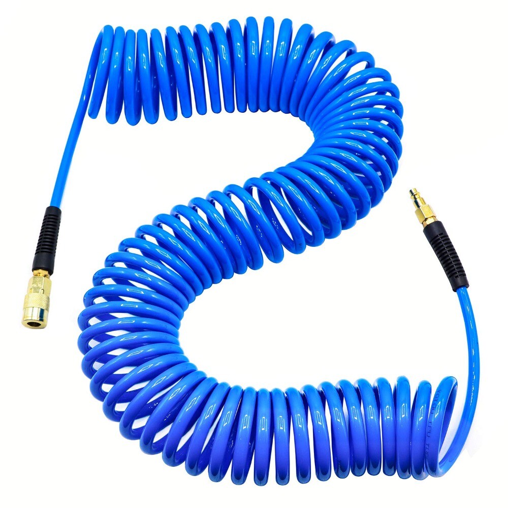 Pneumatic Air Compressor PU Hose Tube Polyurethane Air Hose Spring Pipe eBay