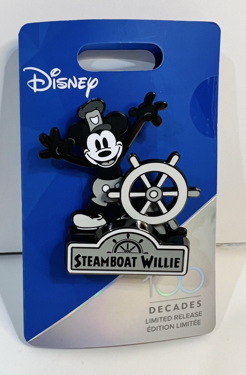 🔥Disney 100-Decades Collection-Steamboat Willie 3D spinner