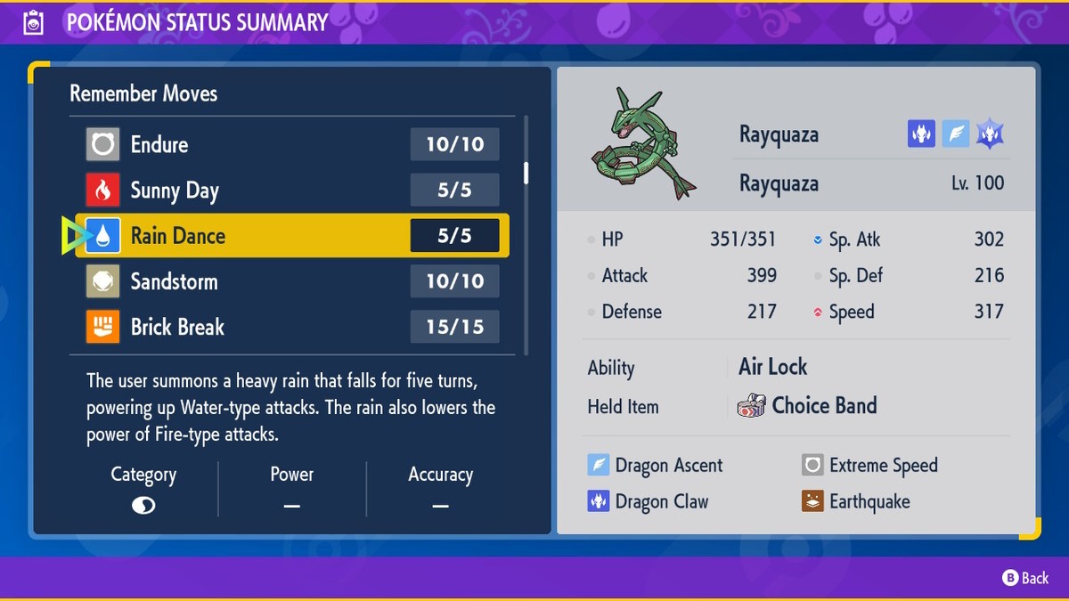 Pokemon Violet Scarlet Rayquaza 6IV Trained 🌟Shiny🌟 &amp; Non Shiny 