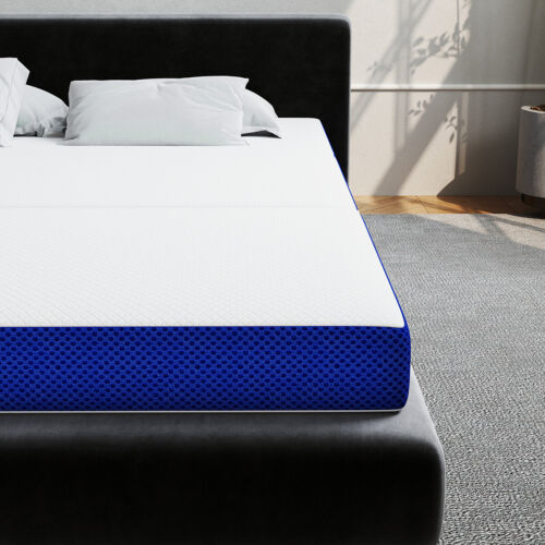 4 Inch Folding Gel Memory Foam Mattress Tri Fold Floor Bed Twin Full Queen Size - Picture 8 of 11