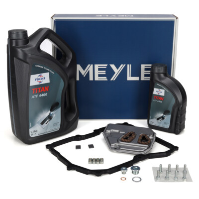 MEYLE Ölwechsel Satz 6-Gang Automatik + 6L FUCHS Getriebeöl für MINI R56 R55 R60