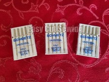 Schmetz Sewing Needles Universal 705H 15x1 Bernina, Pfaff, Janome "Pick Size "