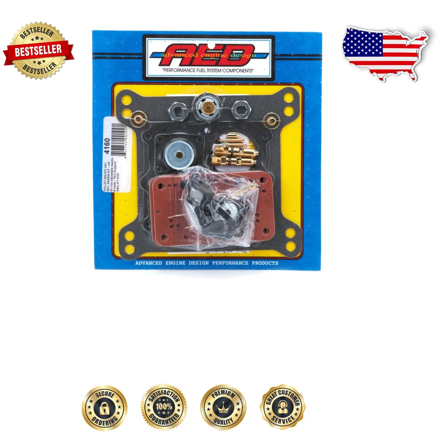 Holley Carburetor Rebuild Parts Kit - Enhance Engine Efficiency & Reliability