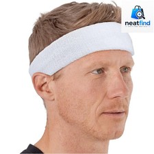Terry Cloth Headband - Sweat-Wicking Running Head Band - Basketball Accessori...
