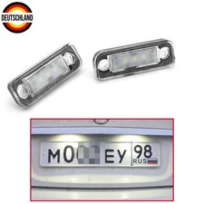 Hintere LED-Kennzeichenbeleuchtung Lampe für Benz E-Class 2002-2008 2 Stück Hintere LED-Kennzeichenbeleuchtung Lampe für Benz E-Class 2002-2008 2 Stück