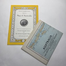 1948 - Map Index and Map - Australia - National Geographic