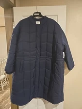 Amazon Essentials Puffer Jacket Navy Blue Size 6x