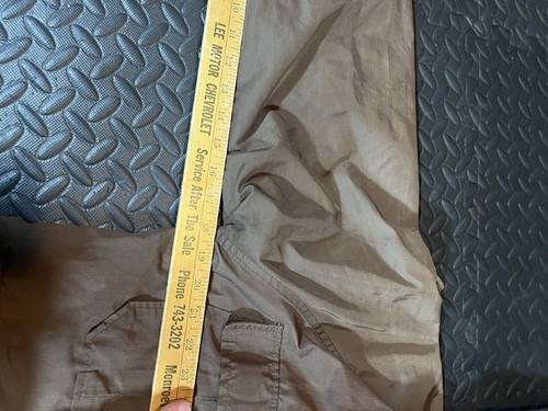 Vintage Woolrich Jacket Mens M/L Brown Parka Rain Coat Chore Hooded Medium - Picture 4 of 18