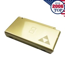 Replacement Housing for Nintendo DS Lite Glass Lens Shell Gold Zelda Triforce