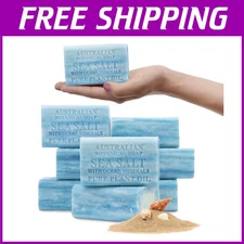 Nourishing Sea Salt & Shea Butter Soap Bars, Pack of 8