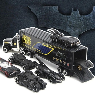 7Pcs Batman Batmobil Container Lkw Modell Auto Spielzeug Fahrzeug Junge Geschenk