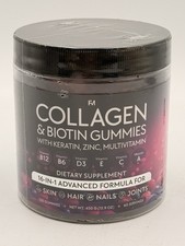 Biotin Collagen Gummies with Keratin, Zinc, Multivitamin 120 Gummies