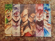 Dragon Ball Z DBZ Canvas 16.5" x 12"
