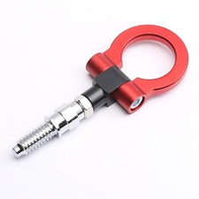 OCESTORE Track Racing Style Tow Hook Towing Eye CNC Aluminum Screw On Front R...