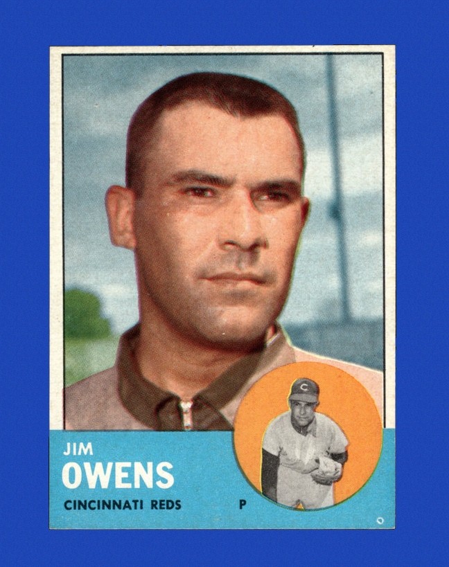 1963 Topps Set-Break #483 Jim Owens NR-MINT *GMCARDS*