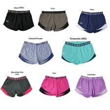 Under Armour Women's Moisture Wicking Play Up 3.0 Gym Shorts, 3" Inseam, 1344552