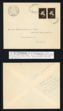 1944 Germany Occ Netherland Cover 8c Dutch Internment Camp-Vught Afdeling Censor