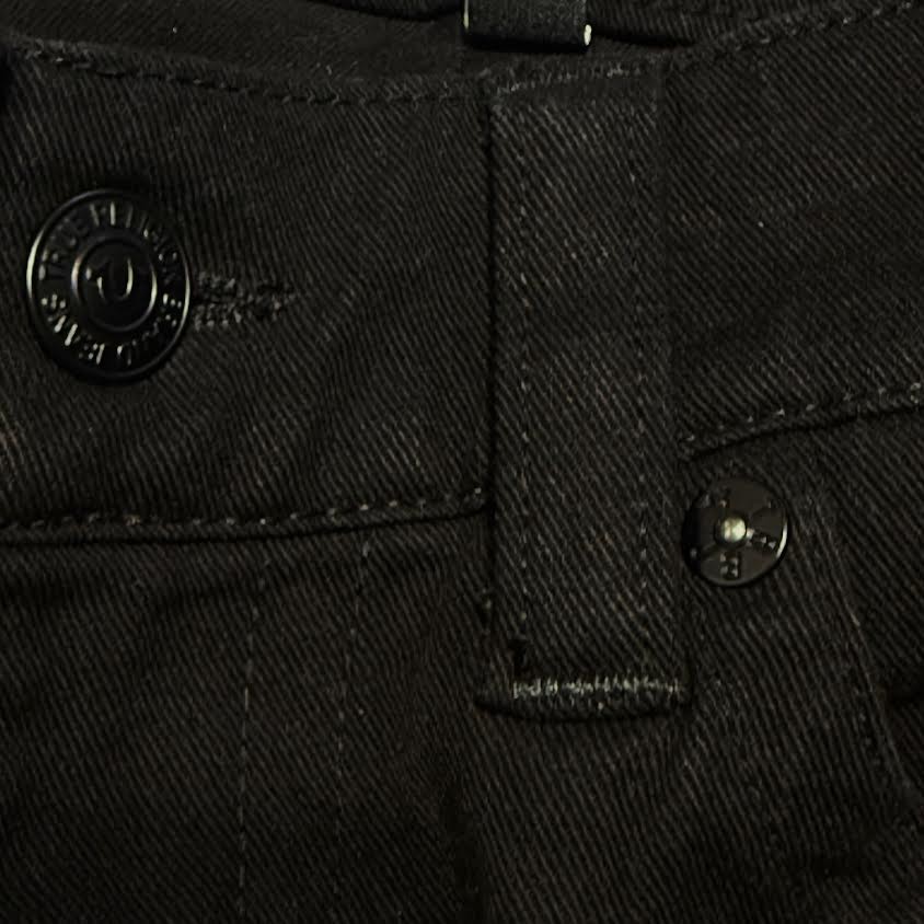 NWT True Religion Jeans Mens 32 Black Ricky Relaxed Straight Flap Pockets $149 thumbnail 8