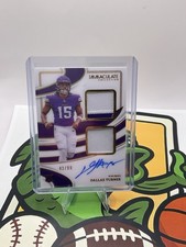2024 Immaculate Dallas Turner RPA RC Rookie Dual Patch AUTO 42/99 ON CARD GEM