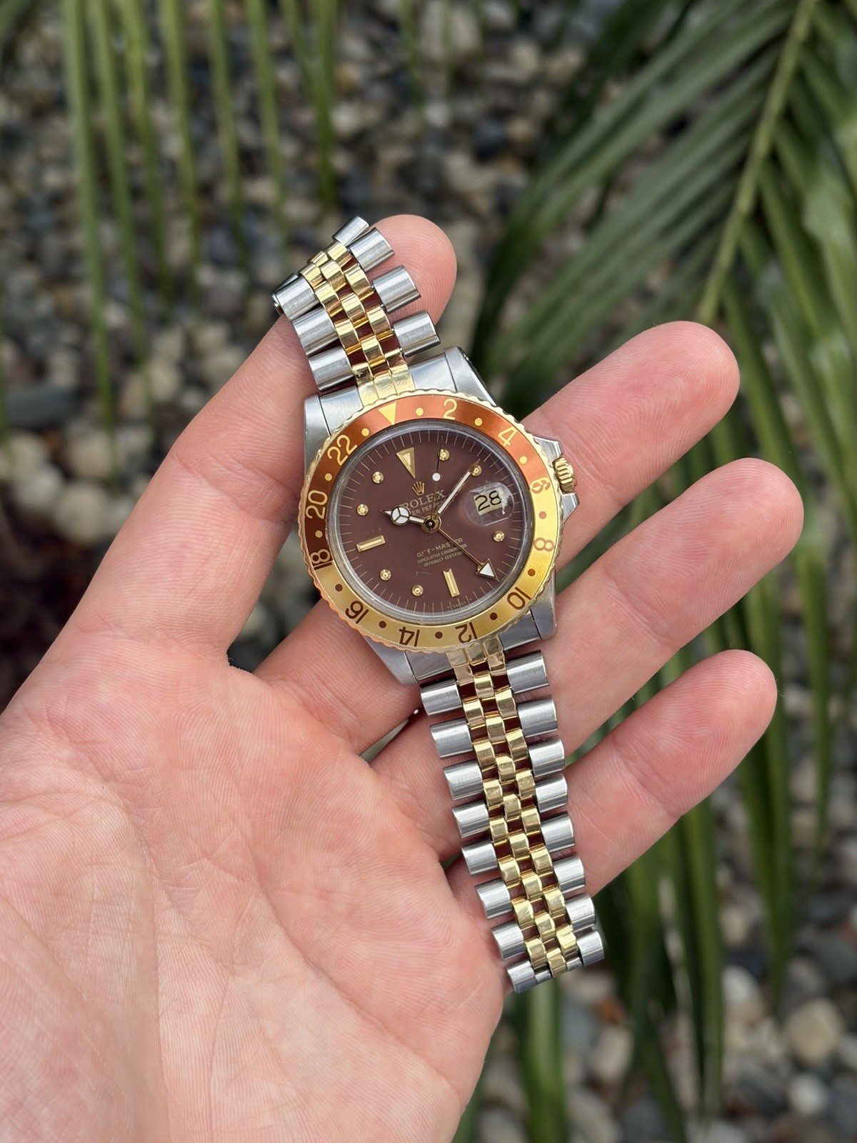 Rolex GMT-Master 1675 Root Beer 18K/Steel