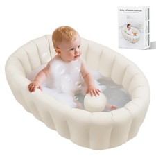 Inflatable Baby Bathtub Collapsible Portable Back Support Newborn Infant Travel