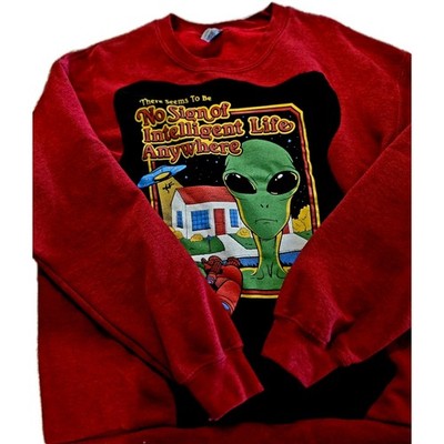 Vintage. Gilman Heavy Blend Sweatshirt . Mens. Size Lg. Red Multi Color.