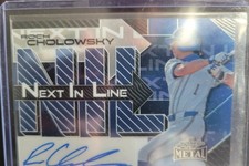 Roch Cholowski 2025 Leaf Metal NIL Prismatic Blue #23/25 Auto