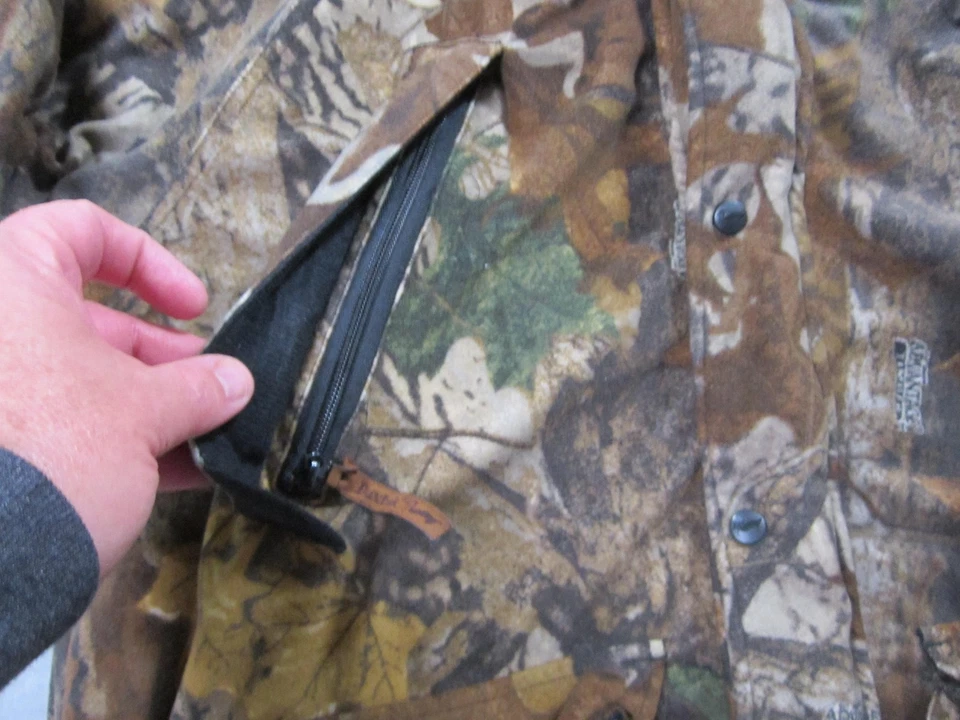 Duxbak Jacket Mens Large Timber Camouflage Hunting Coat Advantage Insulated - Image 3 of 4