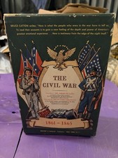 The Civil War 1861-1865 Complete 2 Volume Box Set 1956 Illustrated in Slipcase