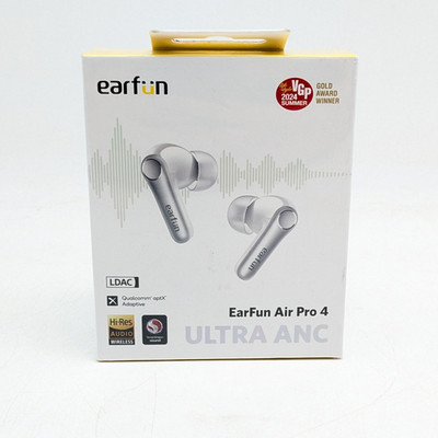 EarFun Air Pro 4 Ultra Active Noise Cancelling Wireless Earbuds (TW600) - White