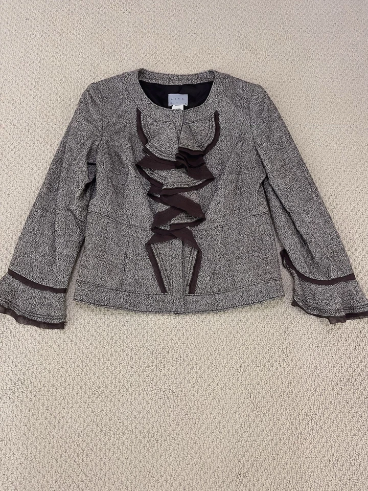 Blazer ADEC2 by philippe adec mujer mezcla lana talla US 8 Foto 3 de 4