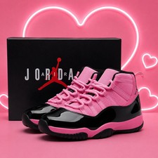 NEW MEN Jordan 11 Retro Pink and Black CT8012-500 Size US 7-12