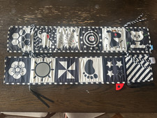 Black and White Baby Toy, Tummy Time High Contrast Newborn Toys- TWO OF THEM