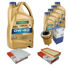Inspektionspaket 9L RAVENOL 0W-40 für Seat Toledo II 2.3 V5 Leon 2.8 Cupra 4