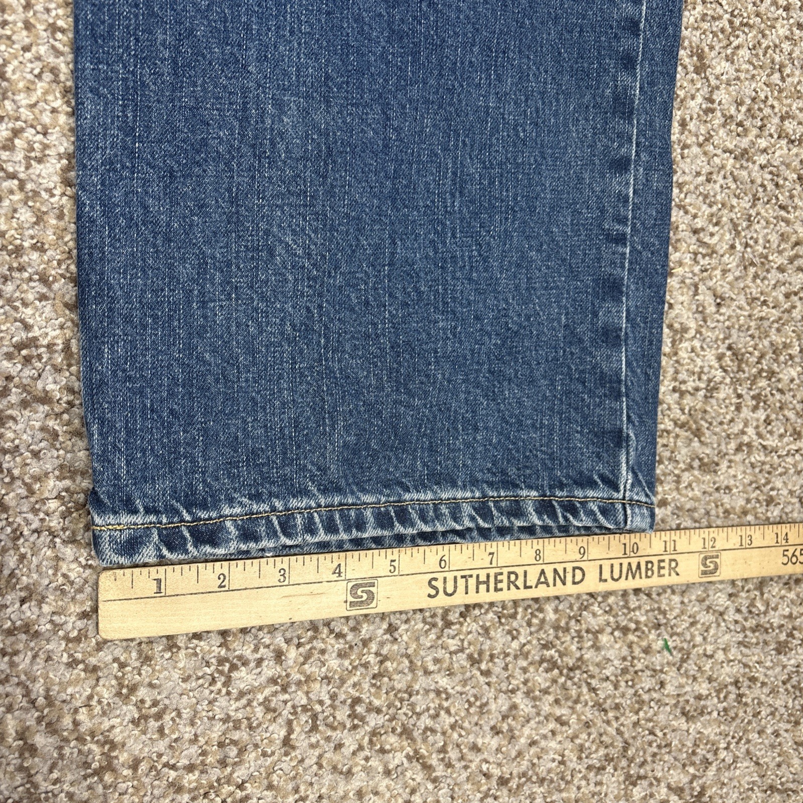Polo Ralph Lauren RL Woodrow Jeans Baggy Denim Wide Leg Size 38x30 - View 11